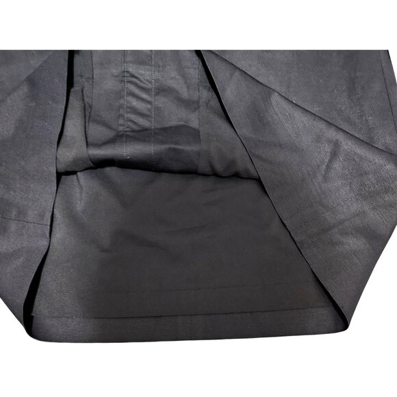 Classiques Entier Black Button-Front A-Line Skirt Size 4 - Picture 6 of 9